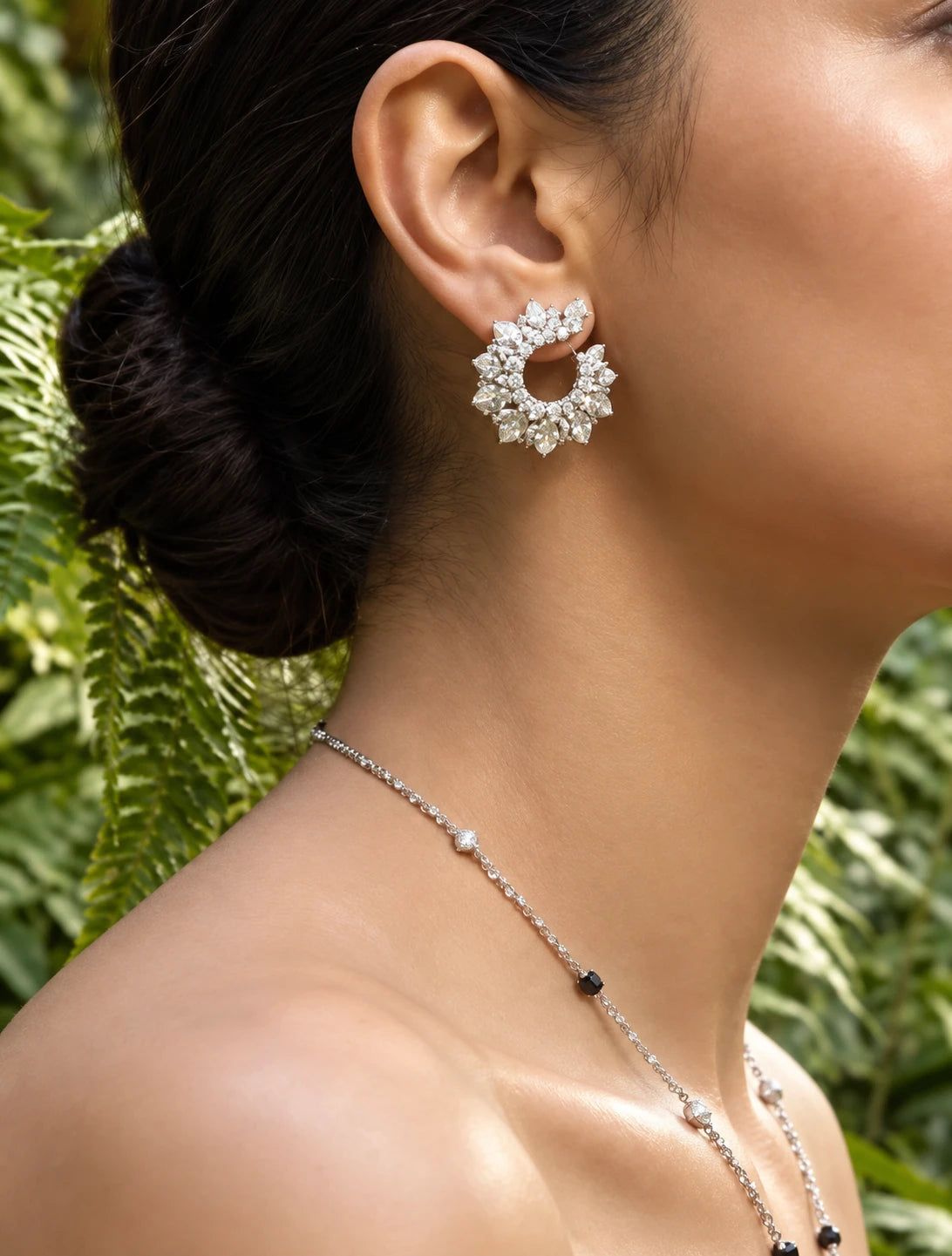 MEIR diamond earrings